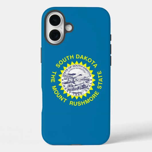 Apple iPhone 16 Plus Case-Mate サウスダコタ州の旗 iPhoneケース (裏面)