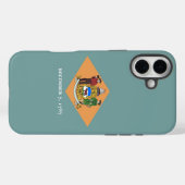 Apple iPhone 16 Plus Case-Mate デラウェア州の旗 iPhoneケース (裏面 (横))