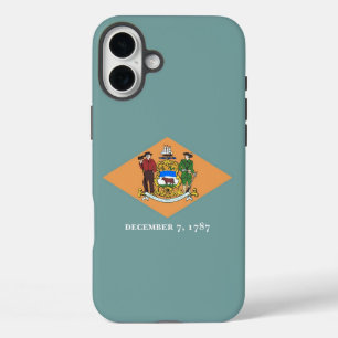 Apple iPhone 16 Plus Case-Mate デラウェア州の旗 Plusケース