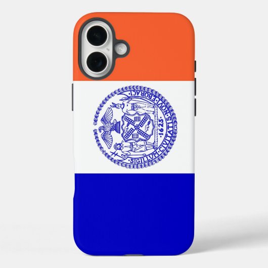 Apple iPhone 16 Plus Case-Mate ニューヨークの旗 iPhoneケース (裏面)