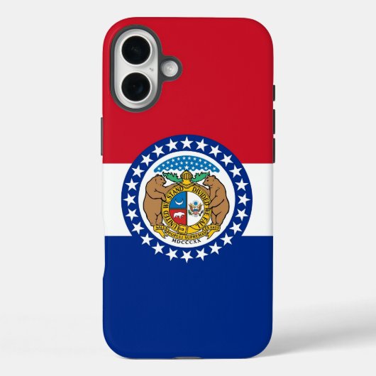 Apple iPhone 16 Plus Case-Mate ミズーリ州の旗 iPhoneケース (裏面)