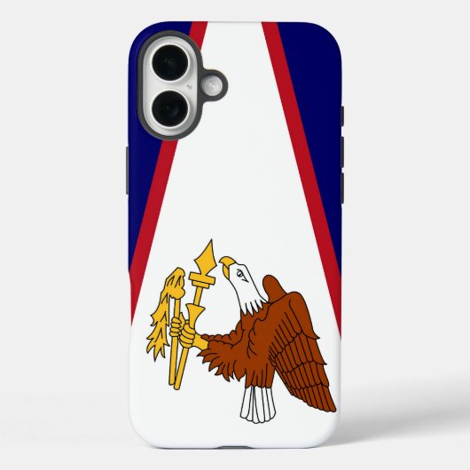 Apple iPhone 16 Plus Case-Mate American Samoa国旗 iPhoneケース (裏面)