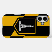 Apple iPhone 16 Plus Case-Mate, Baltimore flag Case-Mate iPhoneケース (裏面 (横))