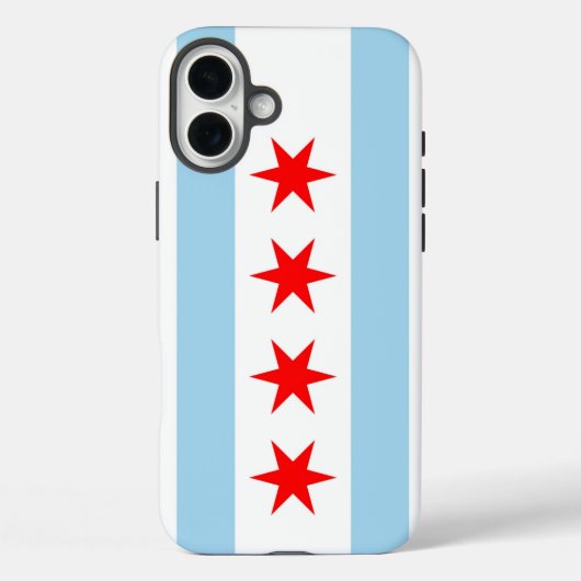 Apple iPhone 16 Plus Case-Mate Chicago国旗 iPhoneケース (裏面)