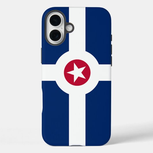 Apple iPhone 16 Plus Case-Mate Indianapolis国旗 iPhoneケース (裏面)