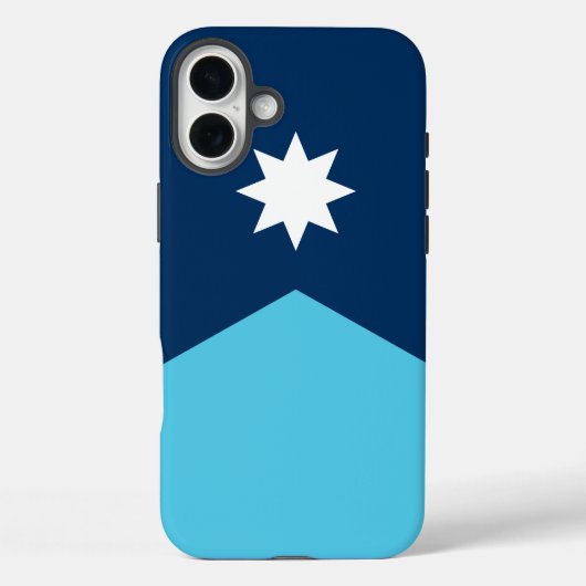 Apple iPhone 16 Plus Case-Mate Minnesota flag Case-Mate iPhoneケース (裏面)