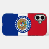 Apple iPhone 16 Plus Case-Mate, Missouri flag Case-Mate iPhoneケース (裏面 (横))