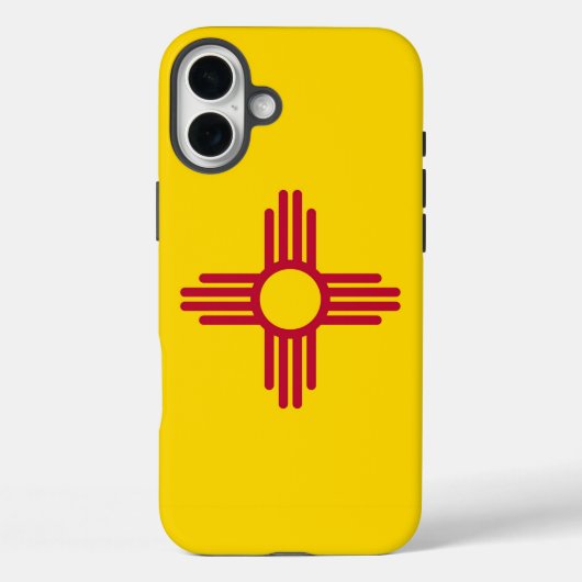 Apple iPhone 16 Plus Case-Mate New Mexico flag iPhoneケース (裏面)