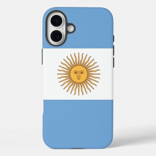 Apple iPhone 16 Plus Mate アルゼンチン旗 Case-Mate iPhoneケース (裏面)