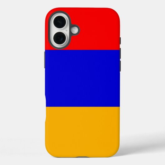 Apple iPhone 16 Plus Mate アルメニアの国旗 Case-Mate iPhoneケース (裏面)