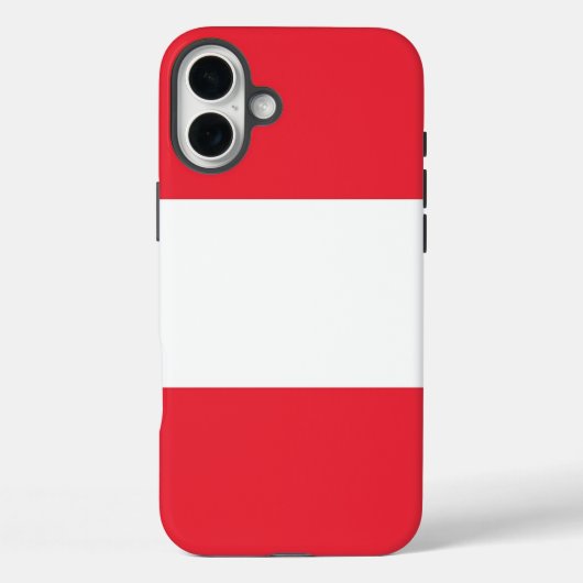 Apple iPhone 16 Plus Mate オーストリア国旗 Case-Mate iPhoneケース (裏面)