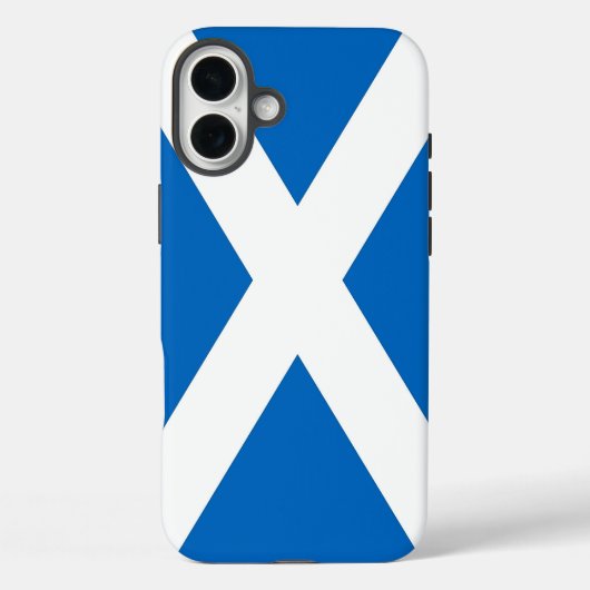Apple iPhone 16 Plus Mate スコットランド旗 Case-Mate iPhoneケース (裏面)