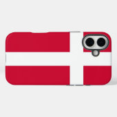 Apple iPhone 16 Plus Mate デンマーク国旗 Case-Mate iPhoneケース (裏面 (横))