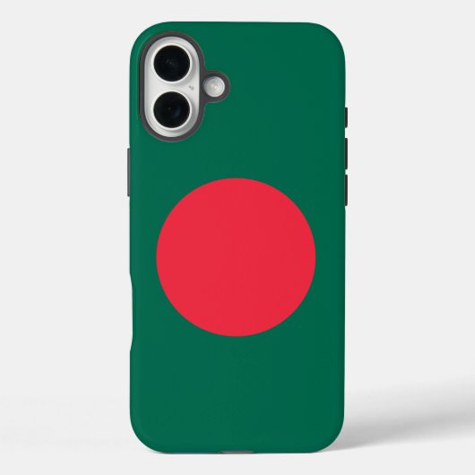 Apple iPhone 16 Plus Mate、バングラデシュ国旗 Case-Mate iPhoneケース (裏面)