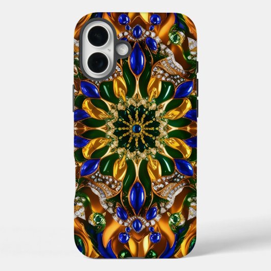 Apple iPhone 16 Plus Mate、ブラジルの色彩 Case-Mate iPhoneケース (裏面)