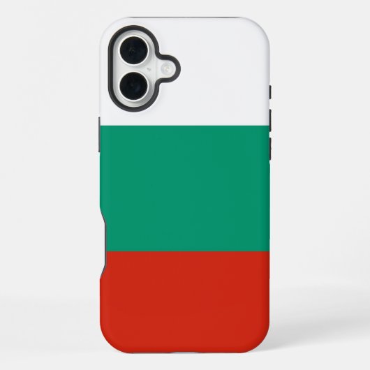 Apple iPhone 16 Plus Mate ブルガリア国旗 iPhoneケース (裏面)