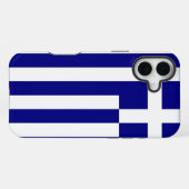 Apple iPhone 16 Plus Mate, Greece flag iPhoneケース (裏面横)