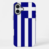 Apple iPhone 16 Plus Mate, Greece flag iPhoneケース (裏面)
