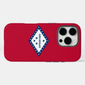 Apple iPhone 16 Proケースメイト、アーカンソー州旗 Case-Mate iPhoneケース (裏面 (横))