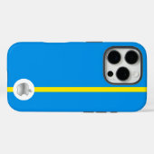 Apple iPhone 16 Proケース青 Case-Mate iPhoneケース (裏面 (横))