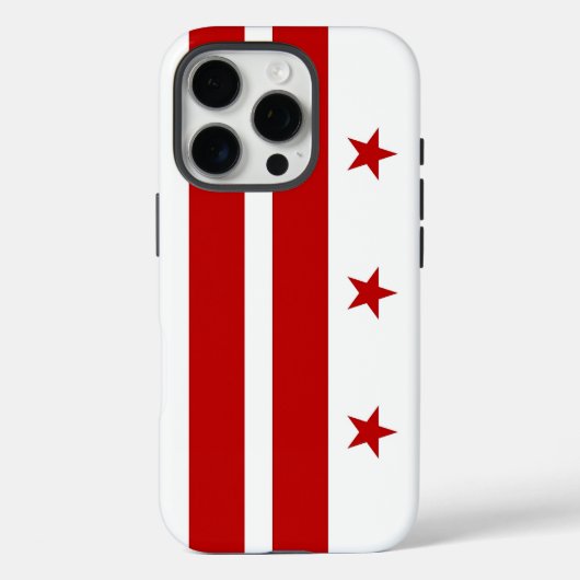 Apple iPhone 16 Pro カバー、ワシントンD.C.の旗 Case-Mate iPhoneケース (裏面)