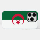 Apple iPhone 16 Pro ケースメイト アルジェリア フラッグ Case-Mate iPhoneケース (裏面 (横))