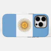 Apple iPhone 16 Pro ケースメイト アルゼンチン国旗 Case-Mate iPhoneケース (裏面 (横))