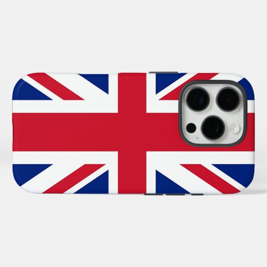 Apple iPhone 16 Pro ケースメイト、イギリス国旗 Case-Mate iPhoneケース (裏面 (横))