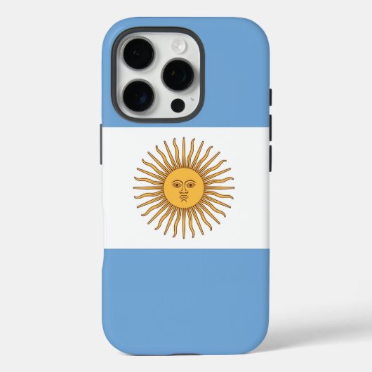 Apple iPhone 16 Pro Case-Mate アルゼンチン国旗 iPhoneケース (裏面)