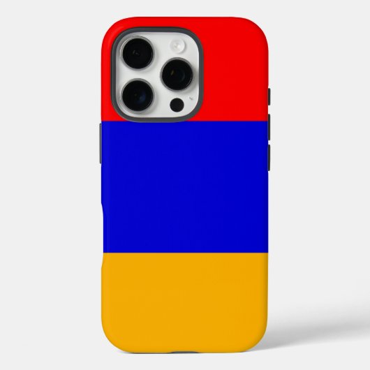 Apple iPhone 16 Pro Case-Mate アルメニアの国旗デザインケース iPhoneケース (裏面)