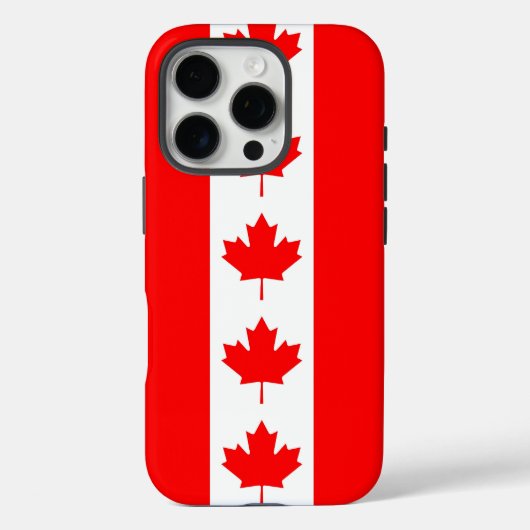 Apple iPhone 16 Pro Case-Mate カナダ国旗 iPhoneケース (裏面)