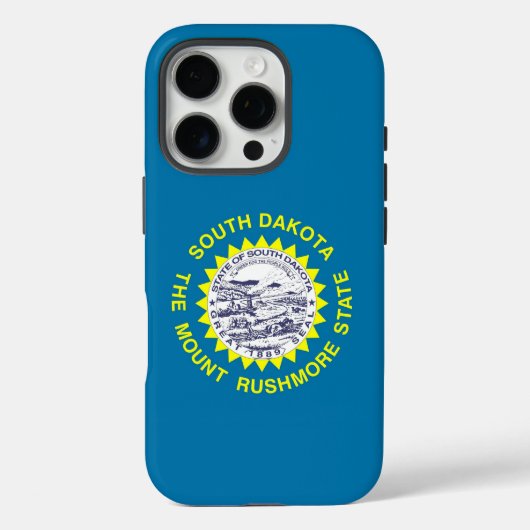 Apple iPhone 16 Pro Case-Mate サウスダコタ州の旗 iPhoneケース (裏面)