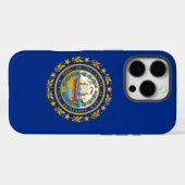 Apple iPhone 16 Pro Case-Mate ニューハンプシャー州の旗 iPhoneケース (裏面 (横))