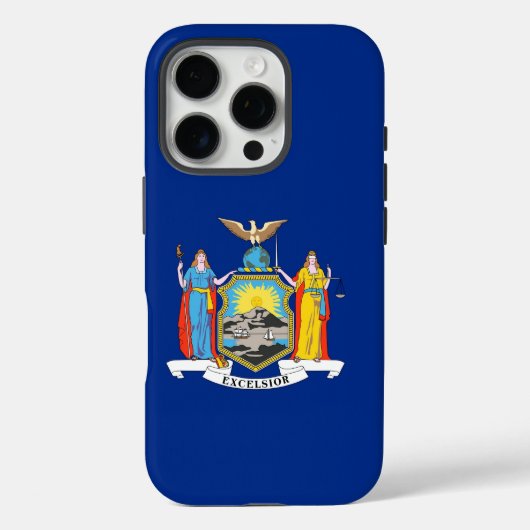 Apple iPhone 16 Pro Case-Mate ニューヨーク州の旗 iPhoneケース (裏面)