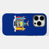 Apple iPhone 16 Pro Case-Mate ニューヨーク州の旗 iPhoneケース (裏面 (横))