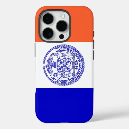 Apple iPhone 16 Pro Case-Mate ニューヨーク市旗 iPhoneケース (裏面)