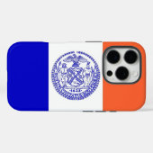 Apple iPhone 16 Pro Case-Mate ニューヨーク市旗 iPhoneケース (裏面 (横))