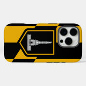 Apple iPhone 16 Pro Case-Mate ボルチモア フラッグ iPhoneケース (裏面 (横))