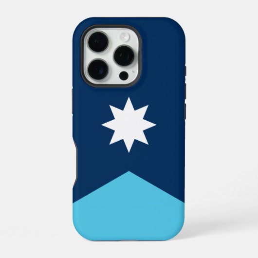 Apple iPhone 16 Pro Case-Mate ミネソタ州の旗 iPhoneケース (裏面)
