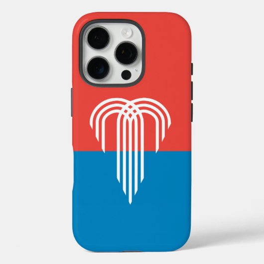 Apple iPhone 16 Pro Case-Mate, Kansas City flag Case-Mate iPhoneケース (裏面)
