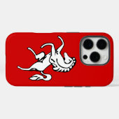 Apple iPhone 16 Pro Case-Mate, Kent County flag Case-Mate iPhoneケース (裏面 (横))