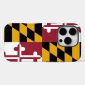 Apple iPhone 16 Pro Case-Mate, Maryland flag Case-Mate iPhoneケース (裏面 (横))