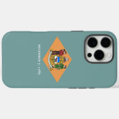 Apple iPhone 16 Pro Maxケース、デラウェア州旗 Case-Mate iPhoneケース (裏面 (横))