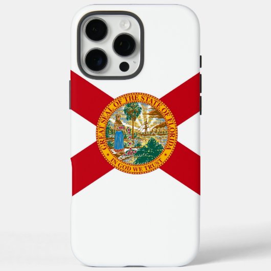 Apple iPhone 16 Pro Maxケース、フロリダ州旗 Case-Mate iPhoneケース (裏面)