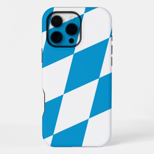 Apple iPhone 16 Pro Max カバー バイエルン州の旗 (裏面)