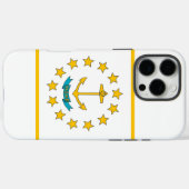 Apple iPhone 16 Pro Max ケース ロードアイランドの旗 Case-Mate iPhoneケース (裏面 (横))