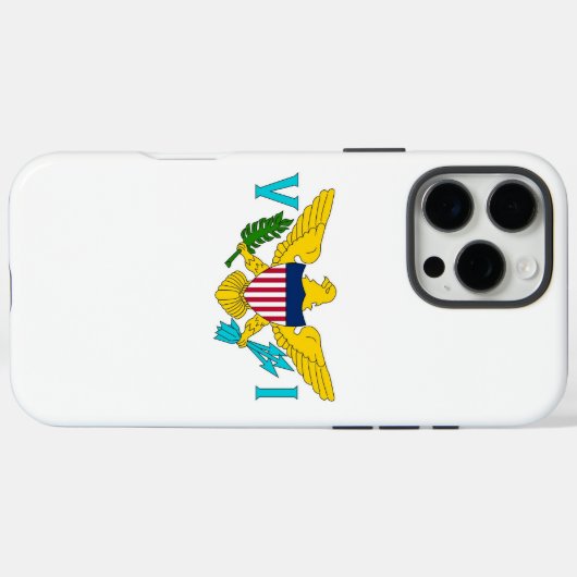 Apple iPhone 16 Pro Max, US, Virgin Islands flag Case-Mate iPhoneケース (裏面 (横))