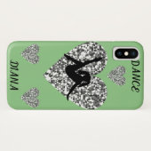 Apple iPhone Xのケースでセージでダンスをほとんどそこに。 Case-Mate iPhoneケース (裏面(横))