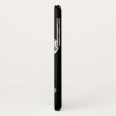 Apple iPhone Xのケースで黒く舞う。 Case-Mate iPhoneケース (裏面/左)