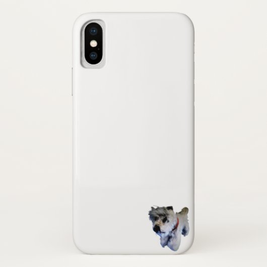 APPLE iPHONE Xケース小犬デザイン Case-Mate iPhoneケース (裏面)